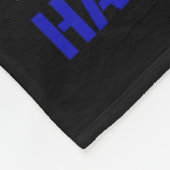 私は退役軍人ではないアンチトランプ フリースブランケット (角)