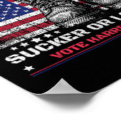 私は退役軍人ではない吸盤や敗者ハリスW 202 ポスター (角)