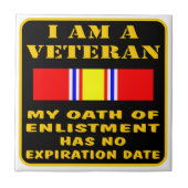 私は退役軍人で入隊の誓いが無期限です タイル (正面)