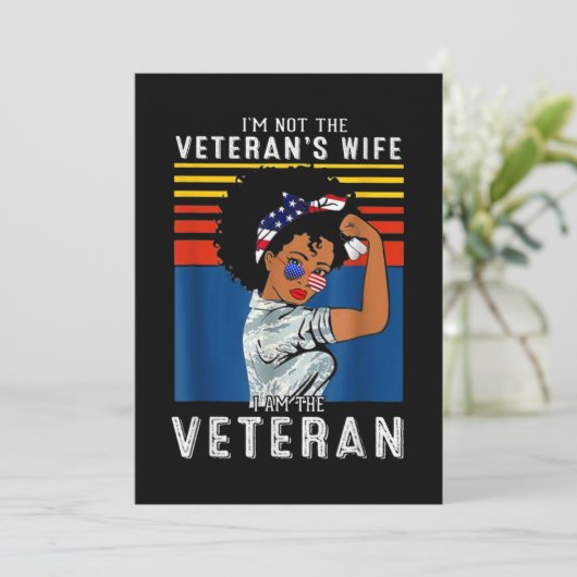 私は退役軍人の妻ではない私は退役軍人 招待状 (スタンド正面)