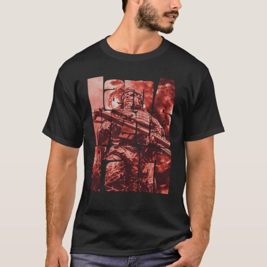 私は退役軍人アメリカ軍隊兵士13 Tシャツ (正面)