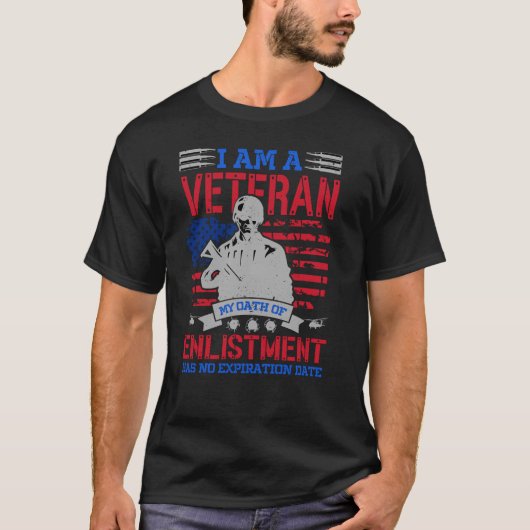 私は退役軍人 – 完璧なアメリカのヒーローの贈り物 Tシャツ (正面)