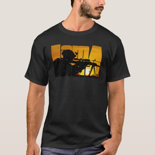 私は退役軍人 Tシャツ (正面)