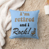 私は退職したであり、揺れます クッション (ブランケット)