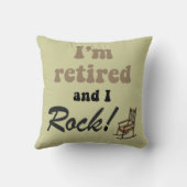 私は退職したであり、揺れます クッション (裏面)