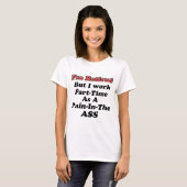私は退職したです Tシャツ (正面フル)