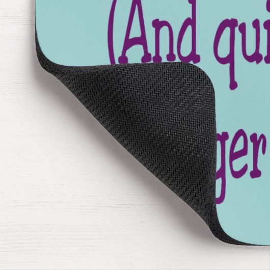 "私は退職したでなく、もはや与えますがらくた"を マウスパッド (コーナー)