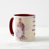 私は退職したなマグです マグカップ (正面左)