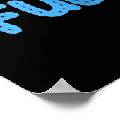 私は退職したキルティングではないおもしろい ポスター (角)