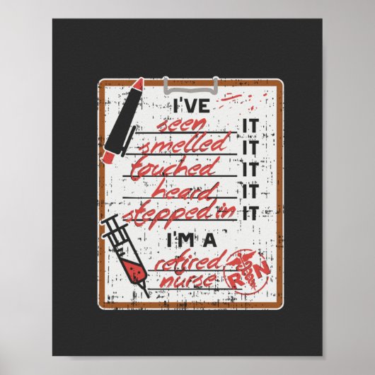 私は退職したナース ポスター (正面)