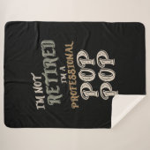 私は退職したプロフェッショナルPopではない シェルパブランケット (正面(横))