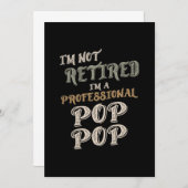 私は退職したプロフェッショナルPopではない 招待状 (正面/裏面)