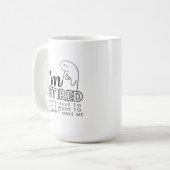 私は退職したマグが欲しくない コーヒーマグカップ (正面左)