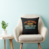 私は退職した今、私の孫の母親の日に働いている クッション (椅子)