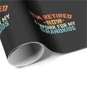 私は退職した今、私の孫の母親の日に働いている ラッピングペーパー (ロールコーナー)