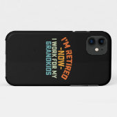 私は退職した今、私の孫の母親の日に働いている Case-Mate iPhoneケース (裏面(横))