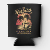 私は退職した夏はどこでも5時だ 缶クーラー (正面)