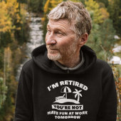 私は退職した パーカ