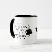 私は退職した マグカップ (正面左)