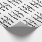 私は退職した ラッピングペーパー (角)