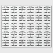 私は退職した ラッピングペーパー (フラット)