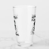 私は退職するサイクリングをする予定だ タンブラーグラス (右)