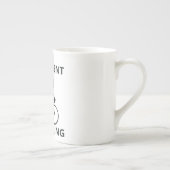 私は退職するサイクリングをする予定だ ボーンチャイナマグカップ (右)