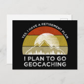 私は退職の計画を持っている ポストカード (正面/裏面)