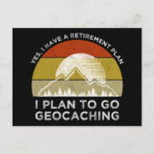 私は退職の計画を持っている ポストカード (正面)