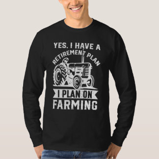 私は退職農家の動物農場を持っています Tシャツ