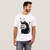 私は送り装置のラットではないです Tシャツ (正面フル)