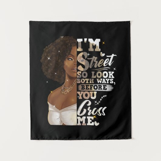 私は通りなので、あなたが私を横切る前に、両方を見る タペストリー (正面)