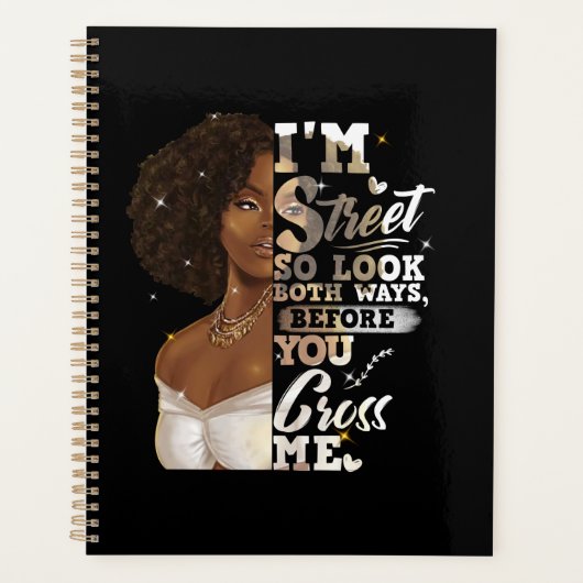 私は通りなので、あなたが私を横切る前に、両方を見る プランナー手帳 (正面)