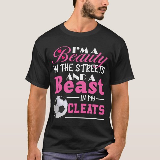私は通りの美しいでクレアの獣だ Tシャツ (正面)