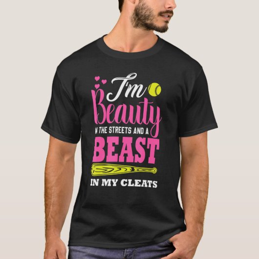 私は通りの美しいでクレアの獣だ Tシャツ (正面)