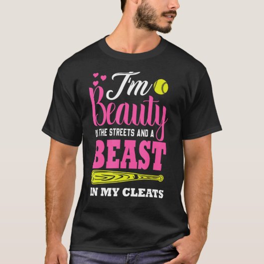 私は通りの美しいでクレアの獣だ Tシャツ (正面)