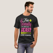 私は通りの美しいでクレアの獣だ Tシャツ (正面フル)