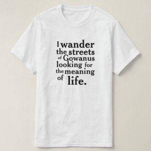 私は通りGowanusの…さまよいます Tシャツ