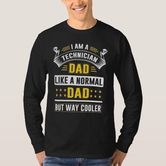 私は通常の方法の脂肪のような技術者のパパクールです Tシャツ (正面)