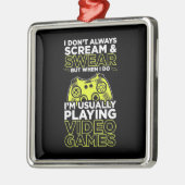 私は通常の遊ビデオゲームだ メタルオーナメント (左)