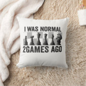 私は通常の2ゲーム前にチェスのおもしろいプレーヤー愛好家 クッション (ブランケット)