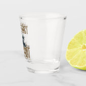 私は速く裸足のヴィンテージ裁縫機 ショットグラス (右)