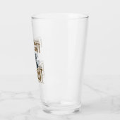 私は速く裸足のヴィンテージ裁縫機 タンブラーグラス (左)