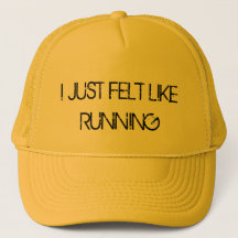 私は連続したトラック運転手の帽子のようにちょうど感じました