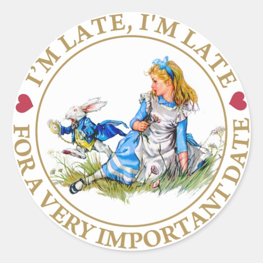私は遅れている、私は非常に重要なデートのために遅れている！ ラウンドシール (正面)