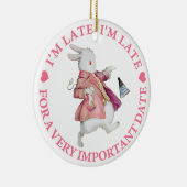 私は遅れます、私Aの非常に重要な日付の間遅れます、! セラミックオーナメント (右)