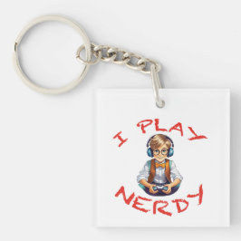 私は遊おたくゲーマー キーホルダー