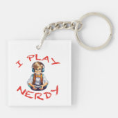 私は遊おたくゲーマー キーホルダー (裏面)