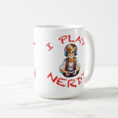 私は遊おたくゲーマー コーヒーマグカップ (正面右)