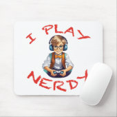 私は遊おたくゲーマー マウスパッド (マウス)